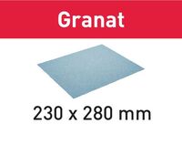 Материал Granat для ручного шлифования листы 230 x 280 мм