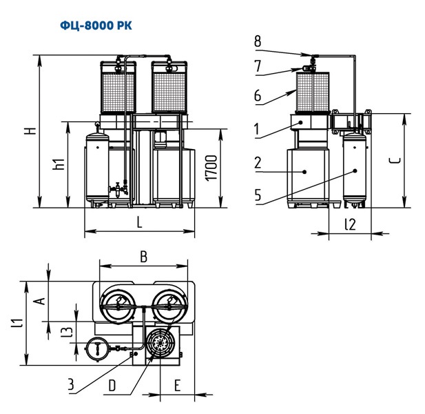 ФЦ-8000 РК - RU 500