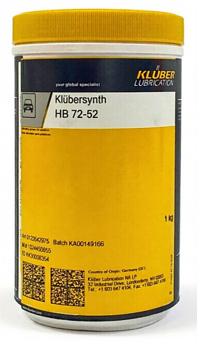 Смазка Klubersynth HB 72-52