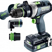Festool Аккумуляторная дрель-шуруповёртQUADRIVE TDC 18/4 5,0/4,0 I-Set