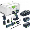 Festool Аккумуляторная ударная дрель-шуруповёрт QUADRIVE TPC 18/4 5,2/4,0 I-Set/XL