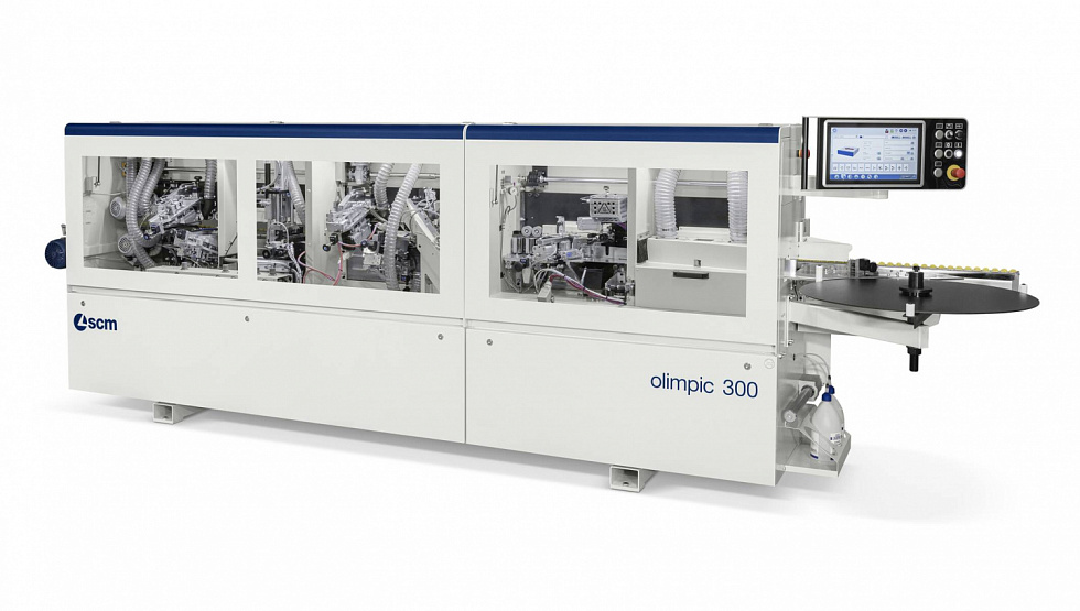 Автоматический односторонний кромкооблицовочный станок SCM Olimpic 300