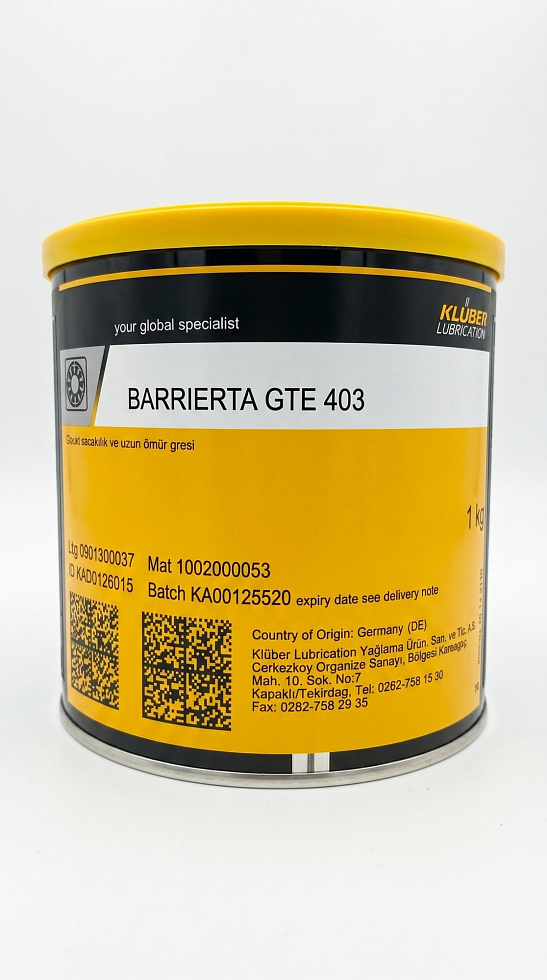 Смазка BARRIERTA GTE 403