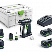 Festool Аккумуляторная дрель-шуруповерт C 18 HPC 4,0 I-Set 