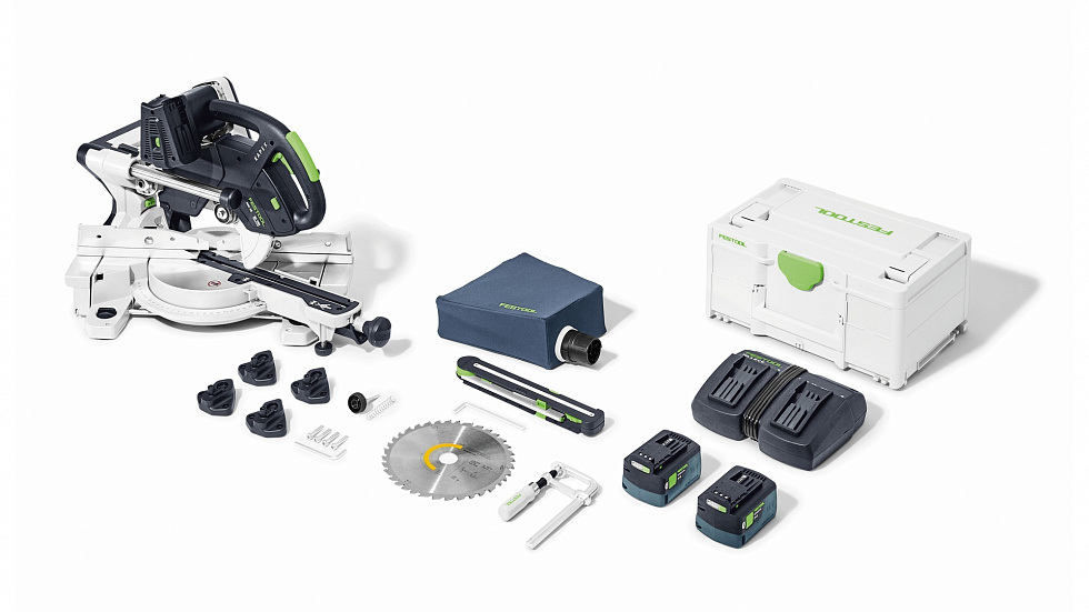 Festool Аккумуляторная торцовочная пила с механизмом протяжки KAPEX KSC 60 EB 5,0