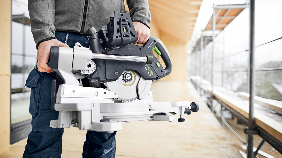 Festool Аккумуляторная торцовочная пила с механизмом протяжки KAPEX KSC 60 EB 5,0