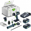 Festool Аккумуляторная дрель-шуруповёртQUADRIVE TDC 18/4 5,0/4,0 I-Set